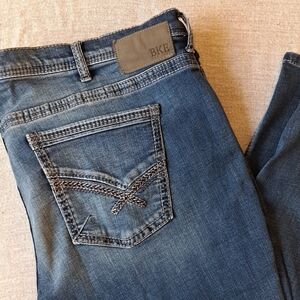 BKE BUCKLE Men's NOLAN Blue Jeans Pants Size 44 x 30 EXC